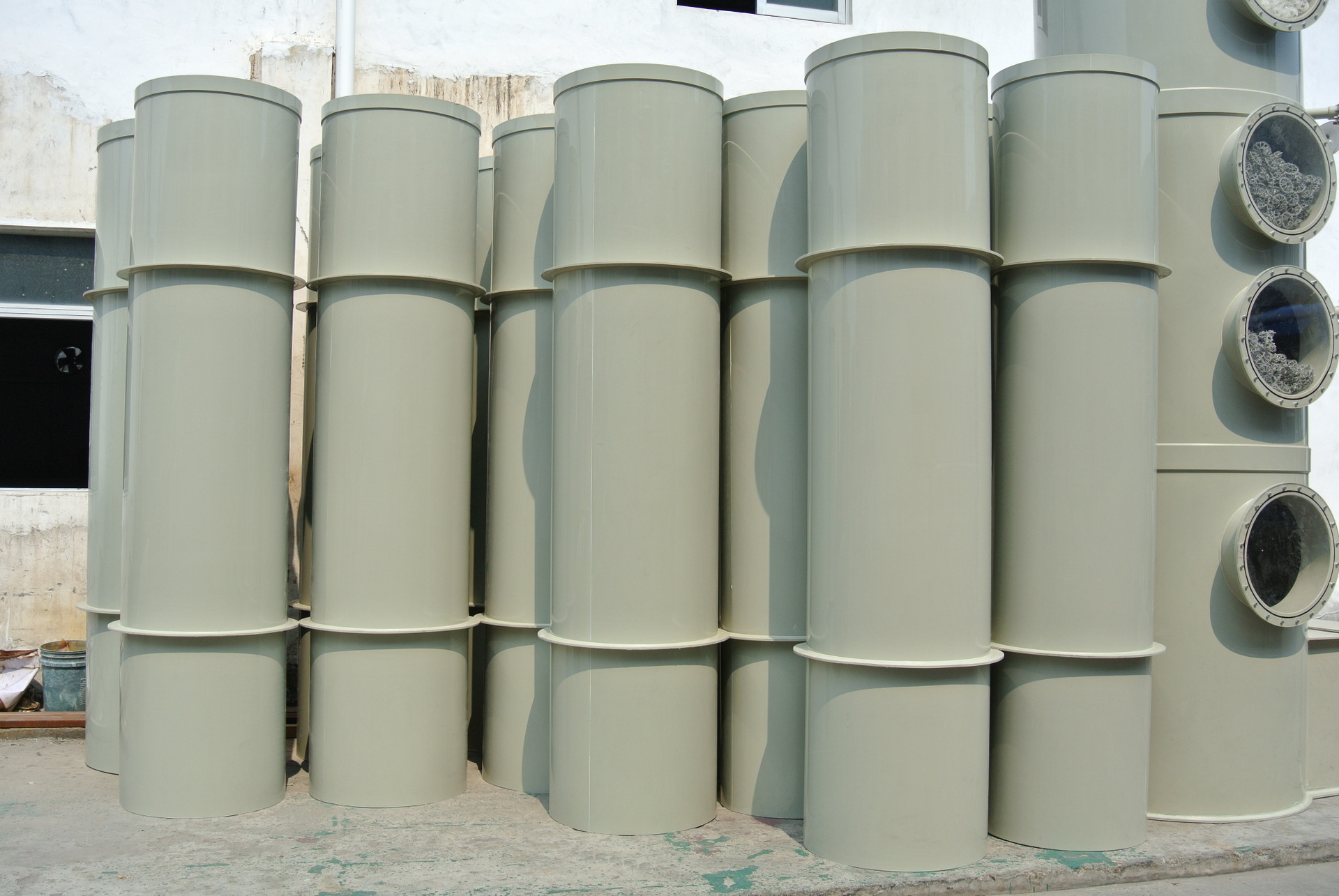 塑料通風方管成型過程及模具溫度較高時收縮率